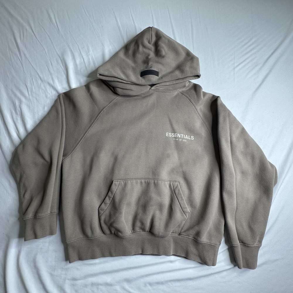 Essentials Men's Hoodie in Taupe